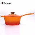 sauce pan soup pot cast iron enamel